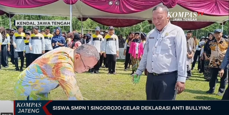 Deklarasi Anti Bullying SMPN 1 Singorojo